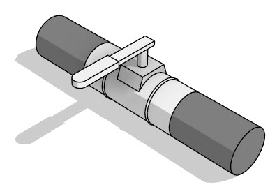 Дроссель-клапан VKD Ручной Круглый